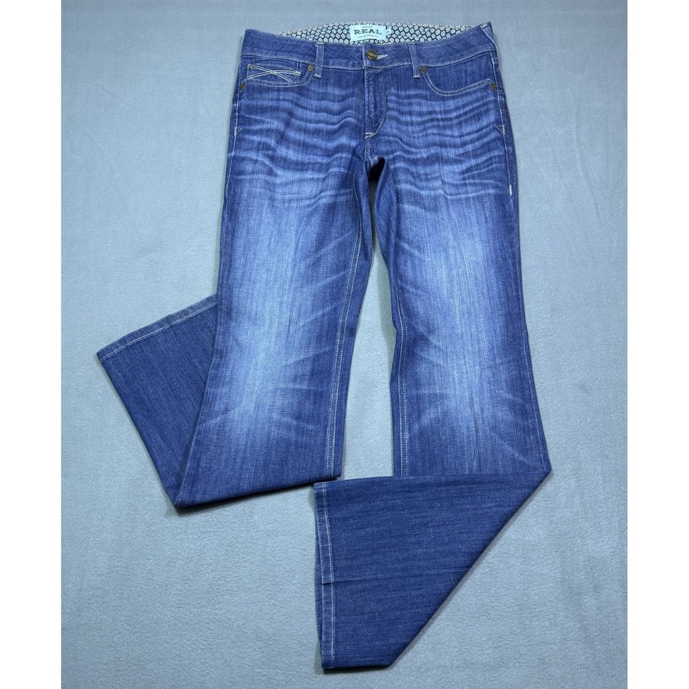 Ariat Jeans Womens 32R (34x35) Perfect Rise Bootcut Irvine Leila Rodeo Ranch USA